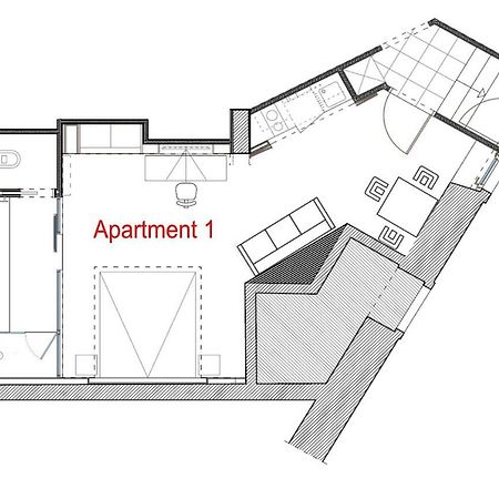 Alos Center Apartments Сплит Экстерьер фото