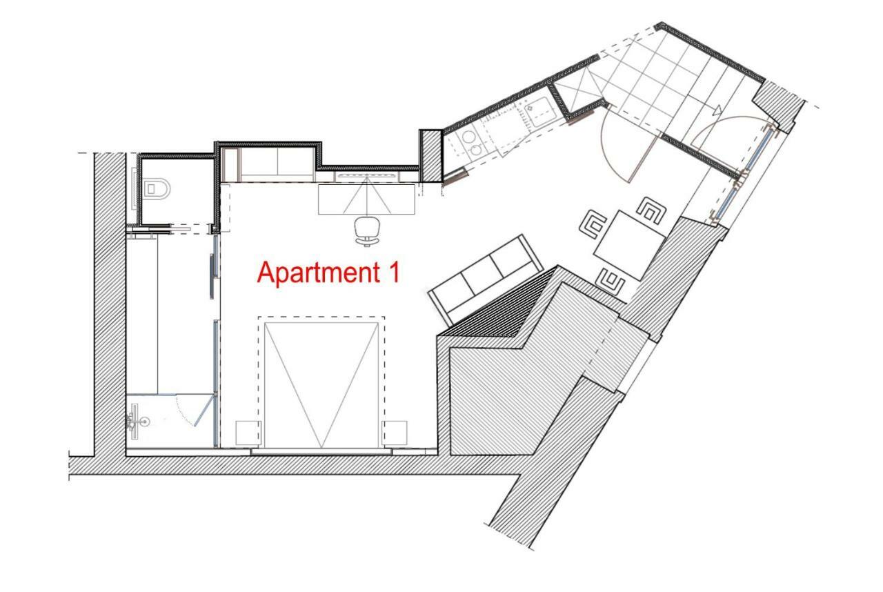 Alos Center Apartments Сплит Экстерьер фото